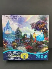 Disney Thomas Kinkade Ceaco Puzzle 750 Cinderella Wishes Upon A Dream 2013 - NEW