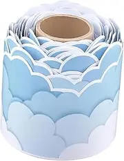WeiLaiKeQi Cloud Bulletin Board Border Kindergarten Ornament for Classroom Office Wall