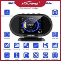 在飛比找蝦皮購物優惠-Konnwei KW206 OBD2車載電腦車載數字電腦顯示