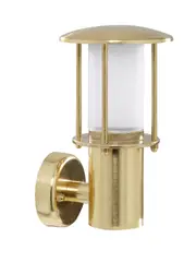 Santorini Crete 1 Light Wall Bracket in Solid Brass