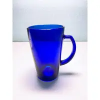 在飛比找蝦皮購物優惠-全新 台灣玻璃館 猴賽雷馬克杯 深藍色款 馬克杯 半透明