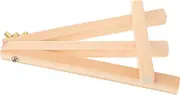 SMASOLO 1pc Small a Frame Easel for Tabletop Display Wood Photo Frame Bracket for Art and Paintings Triangle Easel for Artists and Students