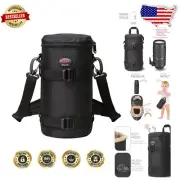 Professional Camera Lens Pouch with Removable Divider for Lens Safety