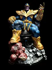 Thanos On Throne Statue 1:6 Scale Hand Painted