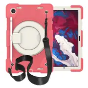 Tab A 8 X200/X205 Samsung Tablet Case with 360��Swivel Stand-Begonia Red