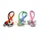 【祥昌電子】 USB 轉 IPHONE 4 / IPHONE 5 傳輸線 / 充電線 - 粉白色