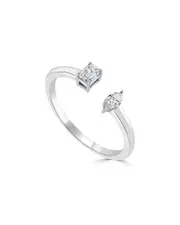 Sabrina Designs 14K 0.20 ct. tw. Diamond & Emerald Ring
