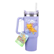 Minecraft Purple 900Ml Insulated Cup And Straw