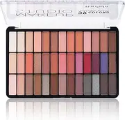 MKNZOME 39 Colors Eyeshadow Palette, Highly Pigmented Full Matte Nude and Shimmer Eyeshadow Makeup Palette for Women, Waterproof Long-Lasting, Soft and No Clumping, Warm Tones for Everyday Makeup#2