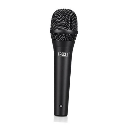 Professional UHF Wireless Microphone System - 2 Adjustable Channels - Clear