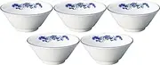 Set of 5 Inglaze Blue Dragon 4.8 Rice [15 x 6.7cm] [Rice Bowl]