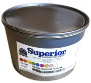 Superior Printing Inks OXI Dri Process Yellow New with Deformed box 5.5lb