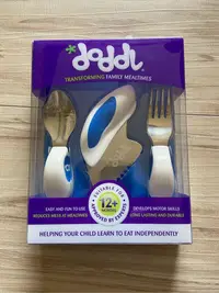 在飛比找Yahoo!奇摩拍賣優惠-doddl 英國 人體工學嬰幼兒學習餐具3件組