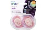 Avent Soother Night 6-18 Months 2 Pack