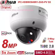 Dahua IPC-HDBW3849R1-ZAS-PV-S5 8MP 5xZoom TiOC2.0 WizSense Camera POE 2-Way Talk