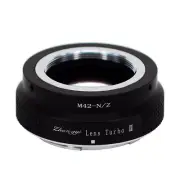 Zhongyi Lens Turbo Reduce Focus Lens Adapter M42 lens to Nikon Z fc Zfc Z50
