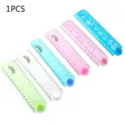 30cm Korean Flexible Folding Ruler Multifunction Drawing Rulers Office S