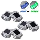 10x Solar Driveway Lights Dock LED Deck Pathway Lights Safety Light Blue/Green