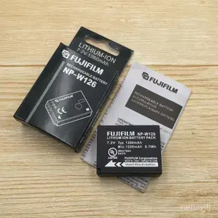 原裝Fujifilm富士 NP-W126 電池+充電器XM1 XA10 XA20 XT1 XT2 XT10 PLOK
