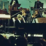 American Composer Elmer Bernstein Performs On Stage 1970 Old Music Photo 2