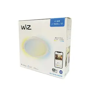 PHILIPS飛利浦 Smart Wi-Fi LED 17W 全電壓 APP 遠端手機控制 可調色 可調光 智能 WiZ 15cm崁燈_PH430975