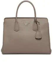 Prada Medium Saffiano Leather Handbag in Clay Gray