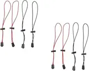 2sets Hiking Bag Retractable Ratchet Strap Elastic Bungee Straps for Backpack Heavy Duty Cord for Outdoor Sports 4pcs*2