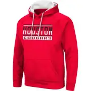 Colosseum Men's Houston Cougars Red Pullover Hoodie