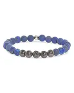 Tateossian Lava & Crystal Beaded Bracelet
