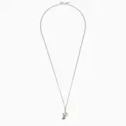 [Emanuele Bicocchi] 925 silver rose and pearl necklace One size Metal