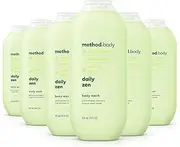 Method Body Wash, Deep Detox, 18 oz, 6 pack, Packaging May Vary