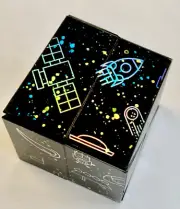 Shape Shifting Cube_ All New - The FidgeBo Fidget Puzzle Teaser Cube Spaced Out!