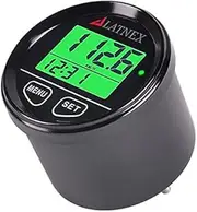 GPS Speedometer Odometer Waterproof with Green/Red/Blue Digital Display Backlight. Universal Suitable ATV-UTV-Marine-Boats-Motorcycle-Automobile-Motor Vehicles-Bikes-Golf Carts (Black)