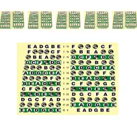 在飛比找Coupang 酷澎優惠-Koneim 電吉他指板音階名稱記憶音階貼紙2W1040