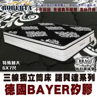 在飛比找蝦皮購物優惠-【布拉琪床墊】諾貝達 德國BAYER 三線獨立筒床墊 超厚5