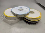 Roll of Acrylic Adhesive-Back Hook & Loop / 1" & 2"/ Black or White