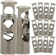 BEBEMOKO Zinc Alloy Cord Locks for Draw Toggles for Clothing Lanyards Hoodies and DIY Projects Durable and Versatile Fasteners for Sportswear and Accessories