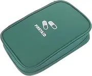 Family Medicine Bag Portable First Aid Kit Organizer with Zipper Closure Large Capacity for Travel and Home Use for Storing Medications and Emergency Supplies