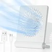 JOSTRY Desk Fan USB Powered with 3 Speeds Adjustable Strong Wind, Ultra Quiet Mini Personal Fan USB-C Corded Powered,220° Tilt Folding Plug In USB Fan