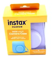 NIB Fujifilm Instax Mini 11 Lilac Purple Case w/ Strap