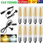 Salt Lamp Cord Cable E14 Dimmer Control ON/OFF Button Switch Power E14 +Bulbs AU