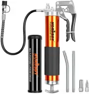 Grease Gun | Heavy Duty Grease Gun Flexible Hose | 7000 PSI | Heavy Duty Gre...