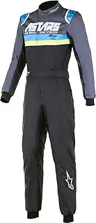 Alpinestars KMX-9 V3 Graphic 4 Suit Black Cyan Yellow Fluo 3356124-1757 CART Suit, Size: 50