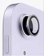 [Complete Protection Camera Protection Compatible with iPad Air 11/13 2024/Air 6, [Double Protection] Metal Ring + Protective Glass, Camera Protection - Purple