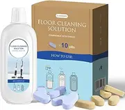 Nukisa 10 Bottles Compatible with Tineco Cleaning Solution 500ml Per Bottle Lavender Scents and Orange Scents Floor Cleaner Compatible with All Robot Vacuums with Mopping and Cordless Wet/Dry Vacuum
