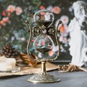 Large Hourglass Timer 60 Minute Sand Clock, Rotating Embossed Sand Timer Vintage