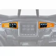Billet Dash Panel & Switch Ride Command Polaris RZR XP1000 Turbo Orange Madness