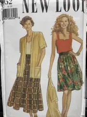 New Look Pattern 6052 Skirt Jacket Top Sizes 8-18 Uncut