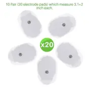 20PCS 3.5mm Snap T*NS Unit Replacement Electrodes Pads Resuable for Tens Machine
