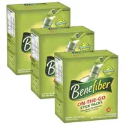 Benefiber Natural Fibre Supplement On-the-Go Stick 28 Sticks x 3 Pack
